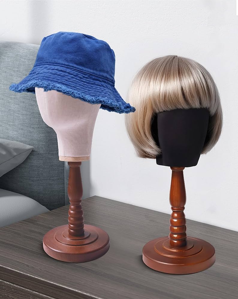 木製 ヘッドマネキン 帽子 ハット シャポー スタンド 木製 ヘッドマネキン 帽子 ハット シャポー スタンド