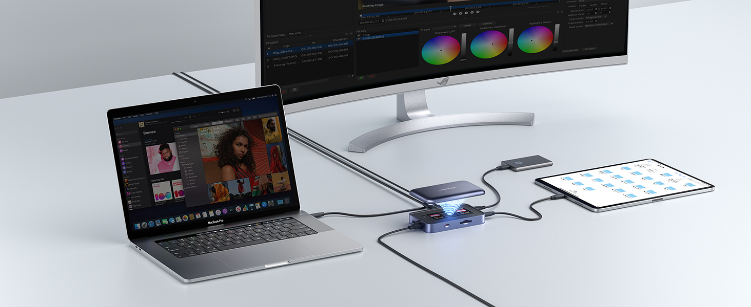 Amazon.com: JSAUX 12 in 1 USB C Docking Station 3 Monitors (4K DP