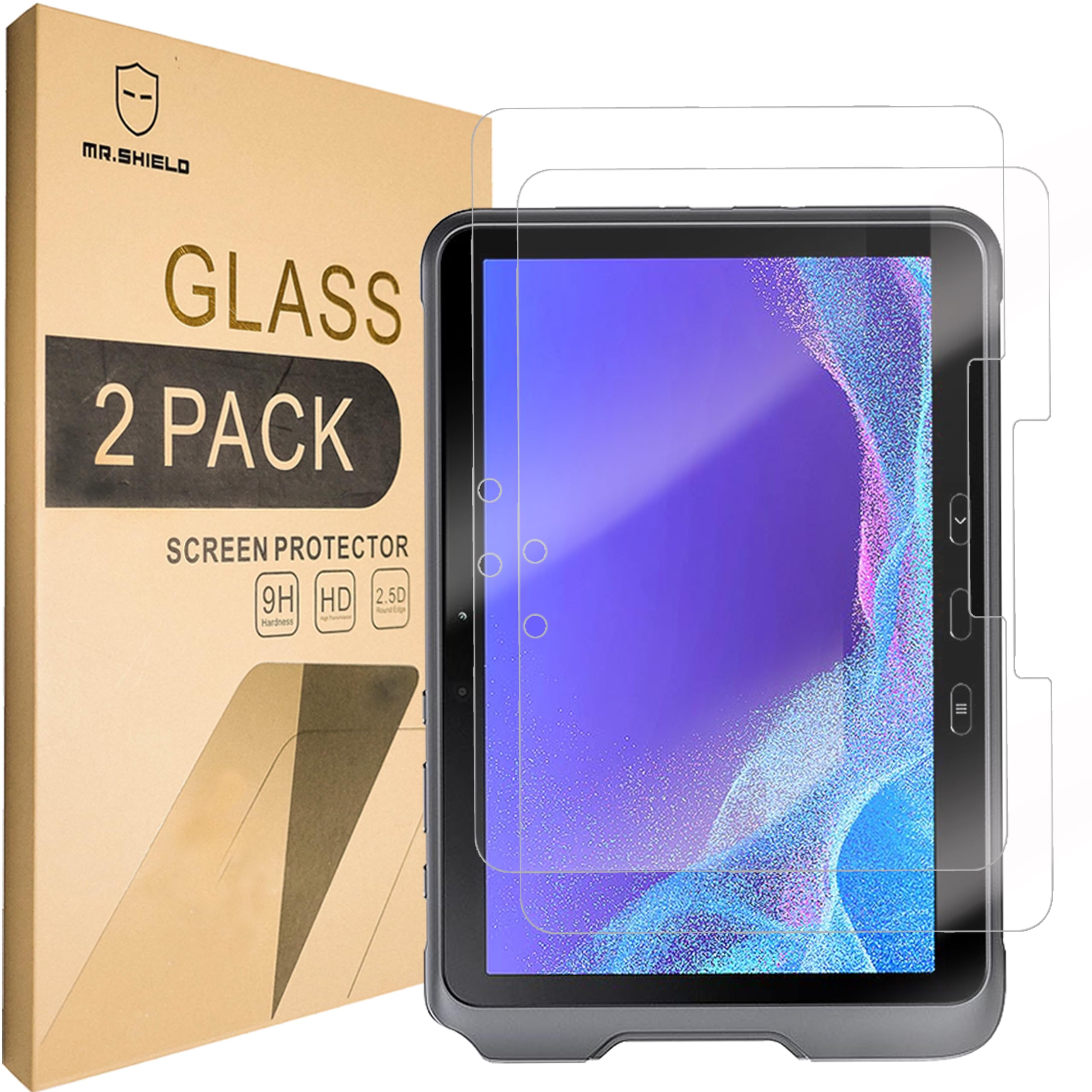 Mr.Shield Pellicola In Vetro Temperato Per Tablet SUAAT S10 10.1'' - 2 Pezzi, Durezza 9H, Antigraffio - 3