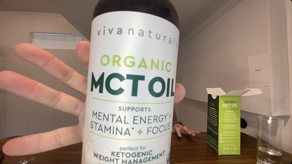 TASTE TEST Viva Naturals Organic MCT Oil for Coffee