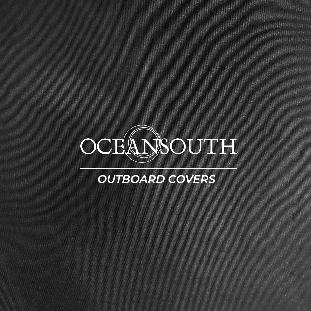 Oceansouth Passgenaue Vollabdeckungen für Mercury-Außenbordmotoren (250–450 PS/PRO XS 4STR V8 4,6 l (von 2018 bis 2024), Beinlänge: 50,8 cm