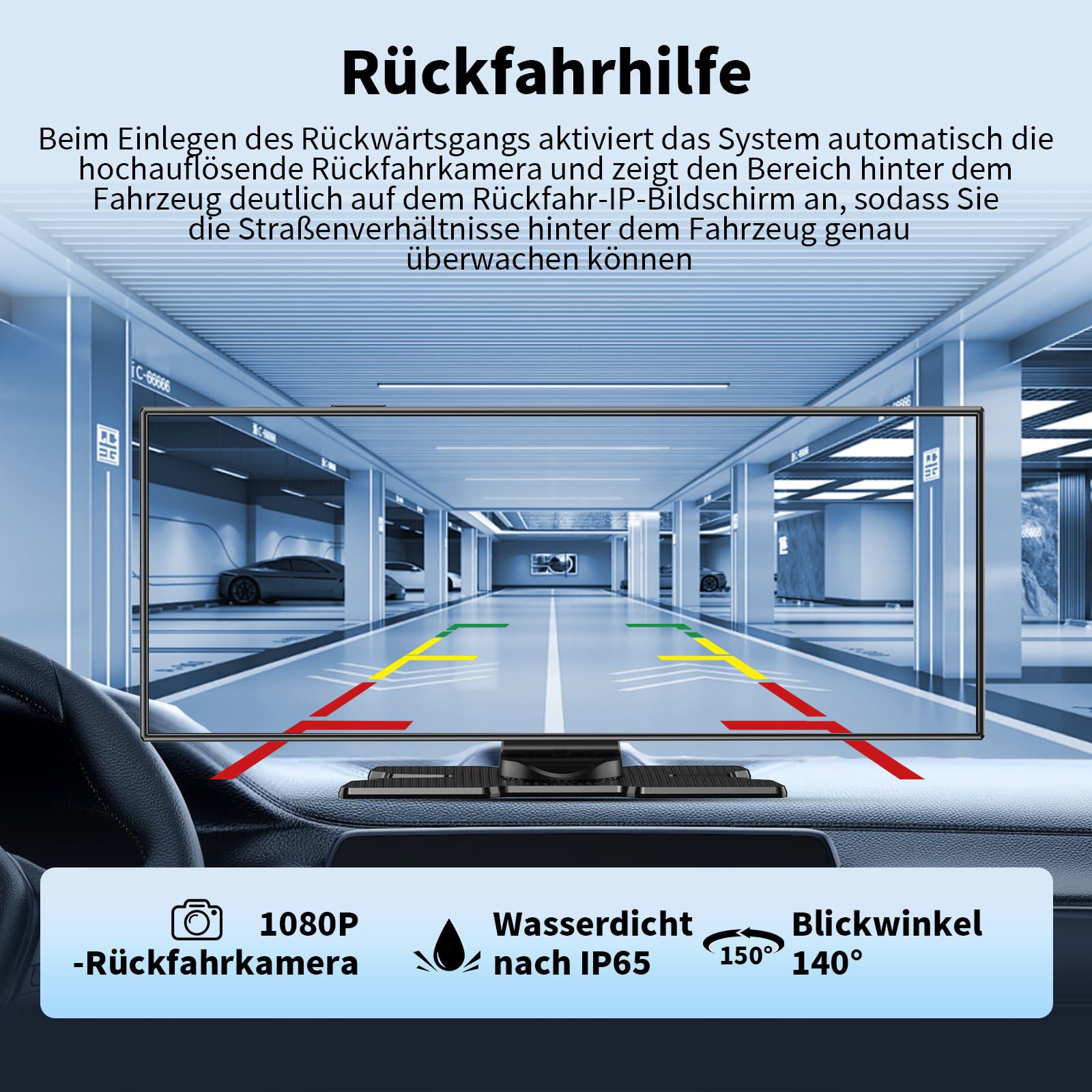 2026 Neuestes 11,5 Zoll für Apple Carplay Display Android Auto Display: Car Play mit GPS Navigation OTA-Updates Net-Flix YouTube Rückfahrkamera Bluetooth 5.0 Sprachsteuerung IPS Touchscreen AUX FM