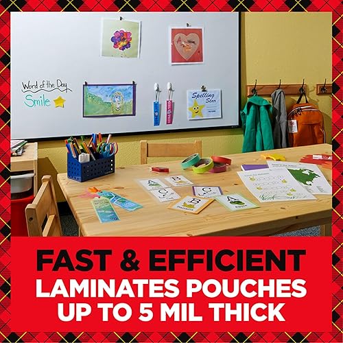 Miniatura 6 de Scotch Laminador térmico con 20 bolsas tamaño carta, ideal para profesores, oficinas pequeñas o hogar (TL1302XVP)