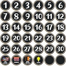JUESMOS Boho Number Spot Markers Stickers 36PCS Line Up Spots for Classroom Floor Classroom Line-up Stickers Number Spot Sticker Markers for Back to School Kindergarten Preschool Elementary
