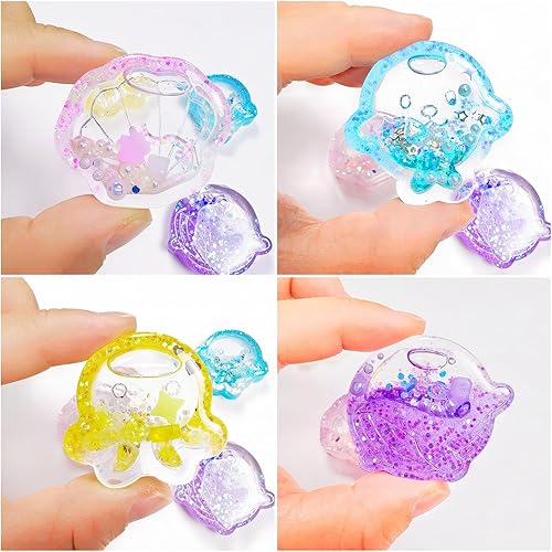 Miniatura 8 de Juego de moldes para coctelera de resina, colgantes, suministros para hacer joyas, paquete de 11 bandejas con 5 películas de sellado y manual de