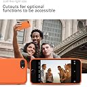 YATWIN Silicone Back Case for iPhone SE 2020/2022, iPhone 7/8, Soft-Touch Phone Back Cover for Apple iPhone SE 2nd 3rd Generation - Orange gallery image