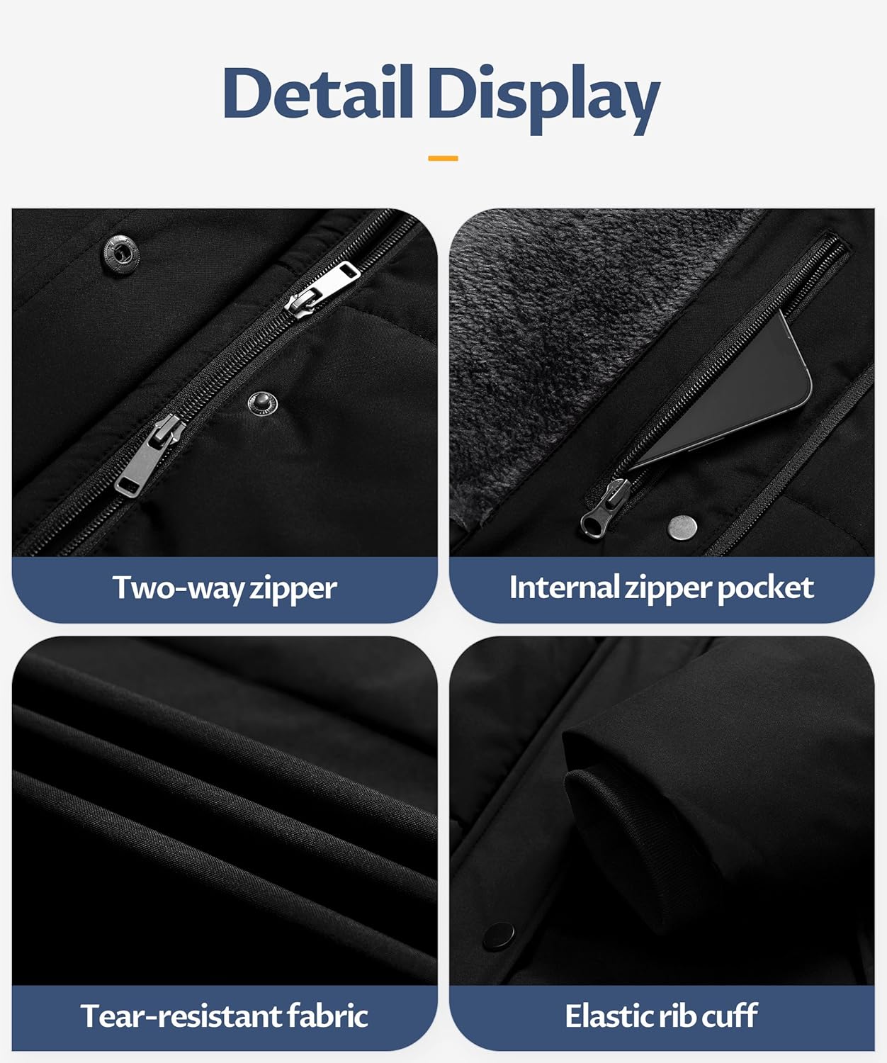 CREATMO US Women's Long Winter Coat Warm Waterproof Puffer Jacket Snow Quilted Bubble Parka with Hood - Image 7