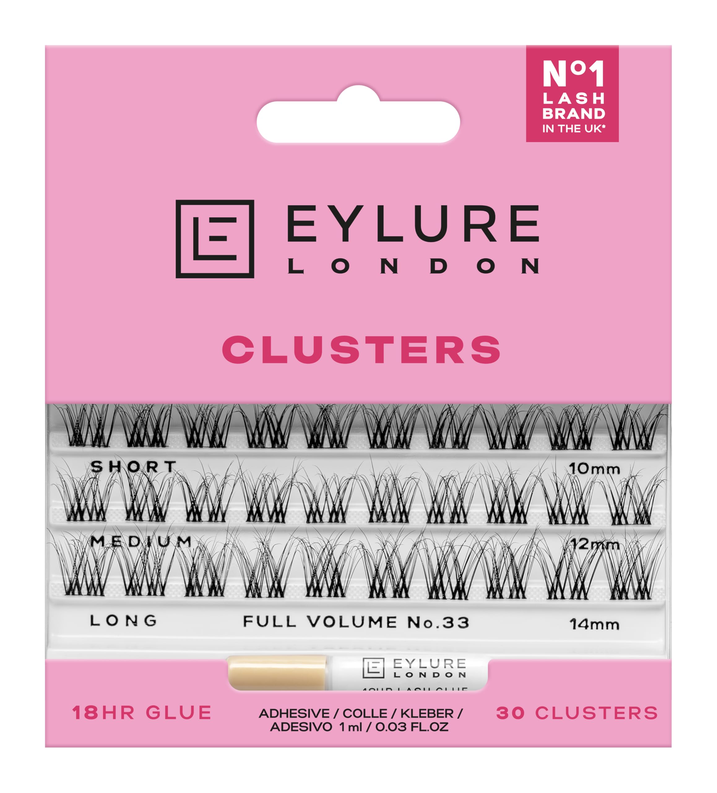 Eylure Cluster Lashes - Full Volume No. 33 False Eyelashes