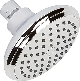 Duchas Chuveiro de alto fluxo - O bocal de chuveiro de banheiro de 10 cm para chuveiros de baixa pressão de água, 2,5 GPM - Cromado