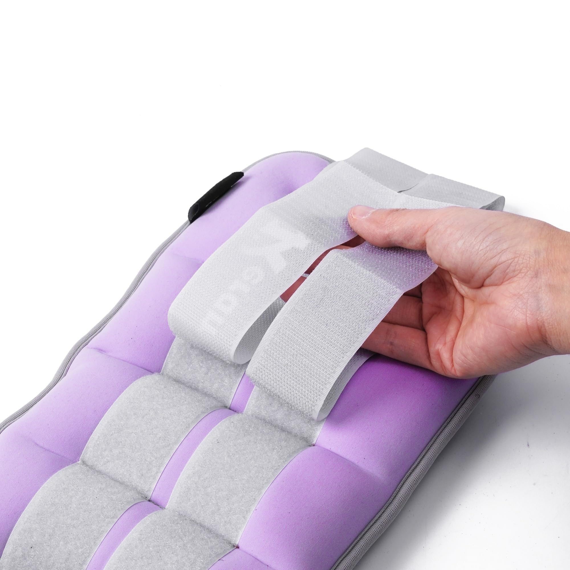 Pesi per caviglia (1 paio), per polso, braccio, mano e gambe, per donne, uomini, bambini, per esercizi, fitness, passeggiate, jogging, aerobica, yoga, fisioterapia, 5,4 kg (2,7 kg ciascuno), viola