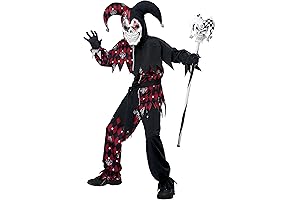 California Costumes Child's Sinister Jester Costume, Large (10-12)