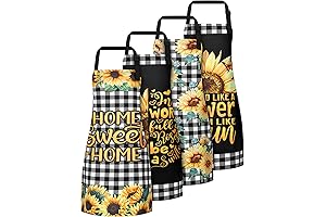 Sunflower Spring Aprons for Women