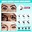 Lash Clusters Wispy 280PCS Eyelash Extension 70D Cluster Lashes Individual Lashes DIY Lash Extension Natural Look Cluster Eyelash Extensions Soft False Eyelashes at Home for Beginners(10mm)