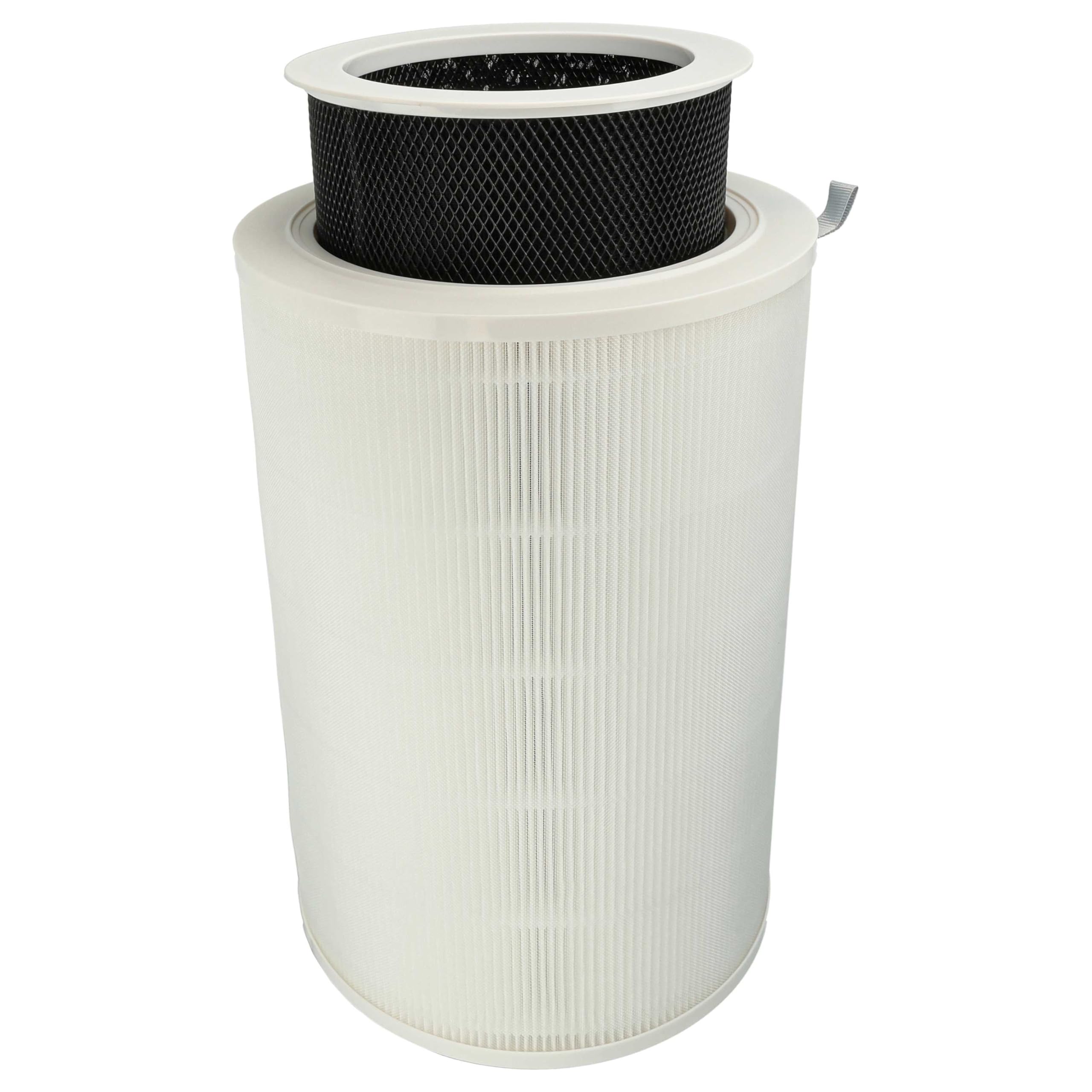 vhbw filtro de aire compatible con Xiaomi Mi Air Purifier 3C purificador - Filtro combi prefiltro + HEPA + carbón activo
