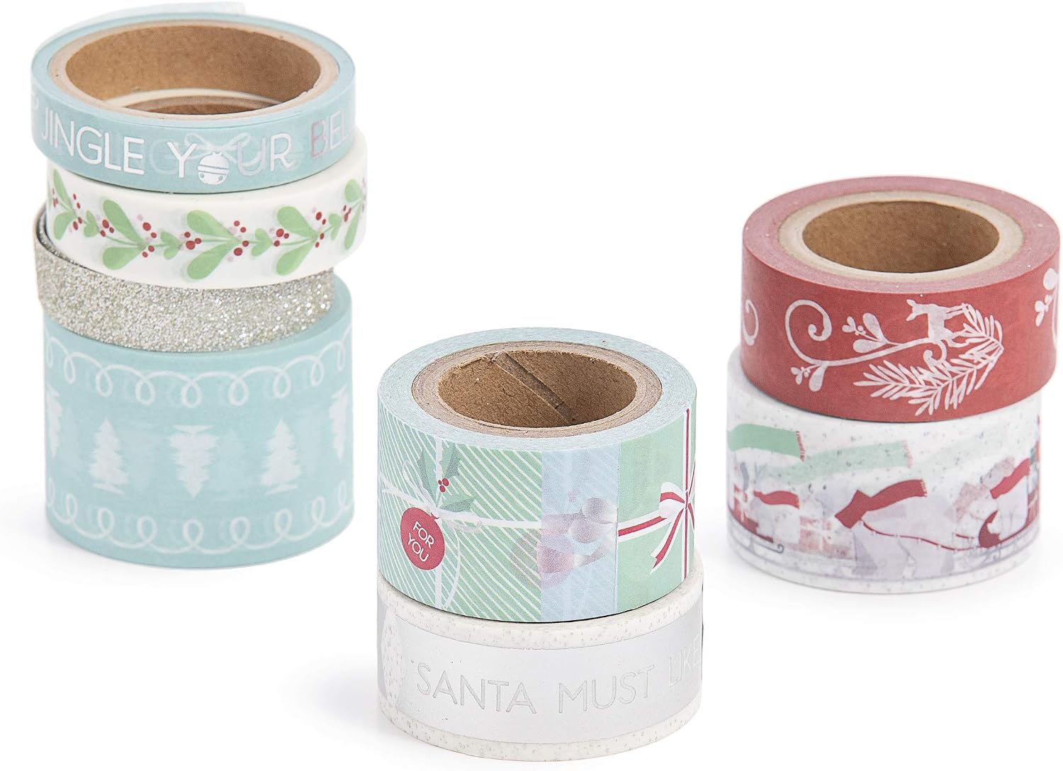 Martha Stewart Washi Tape-Presents & Polar Bears, Assorted