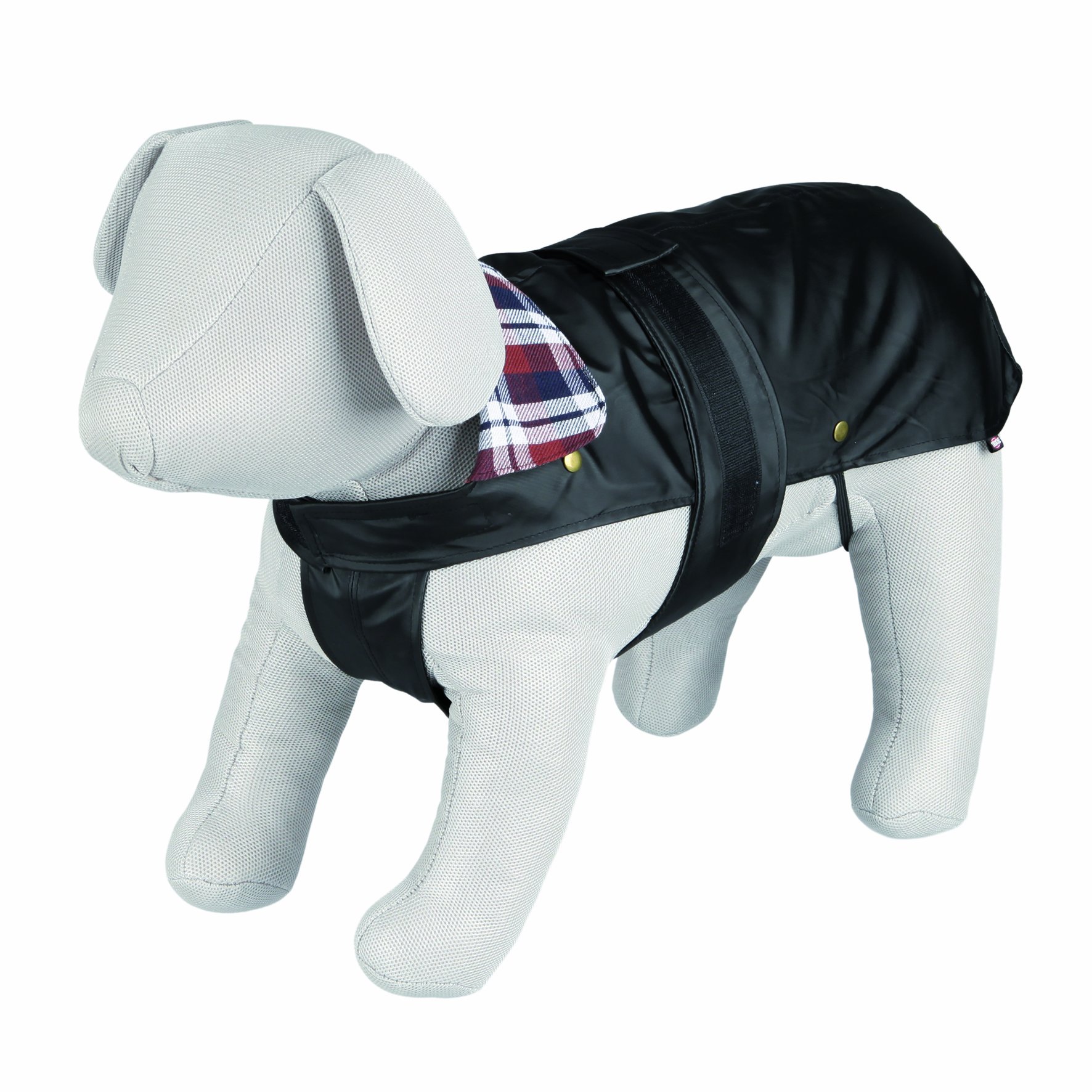 Trixie 30508 Manteau Paris pour Chien, XL: 70cm, Noir