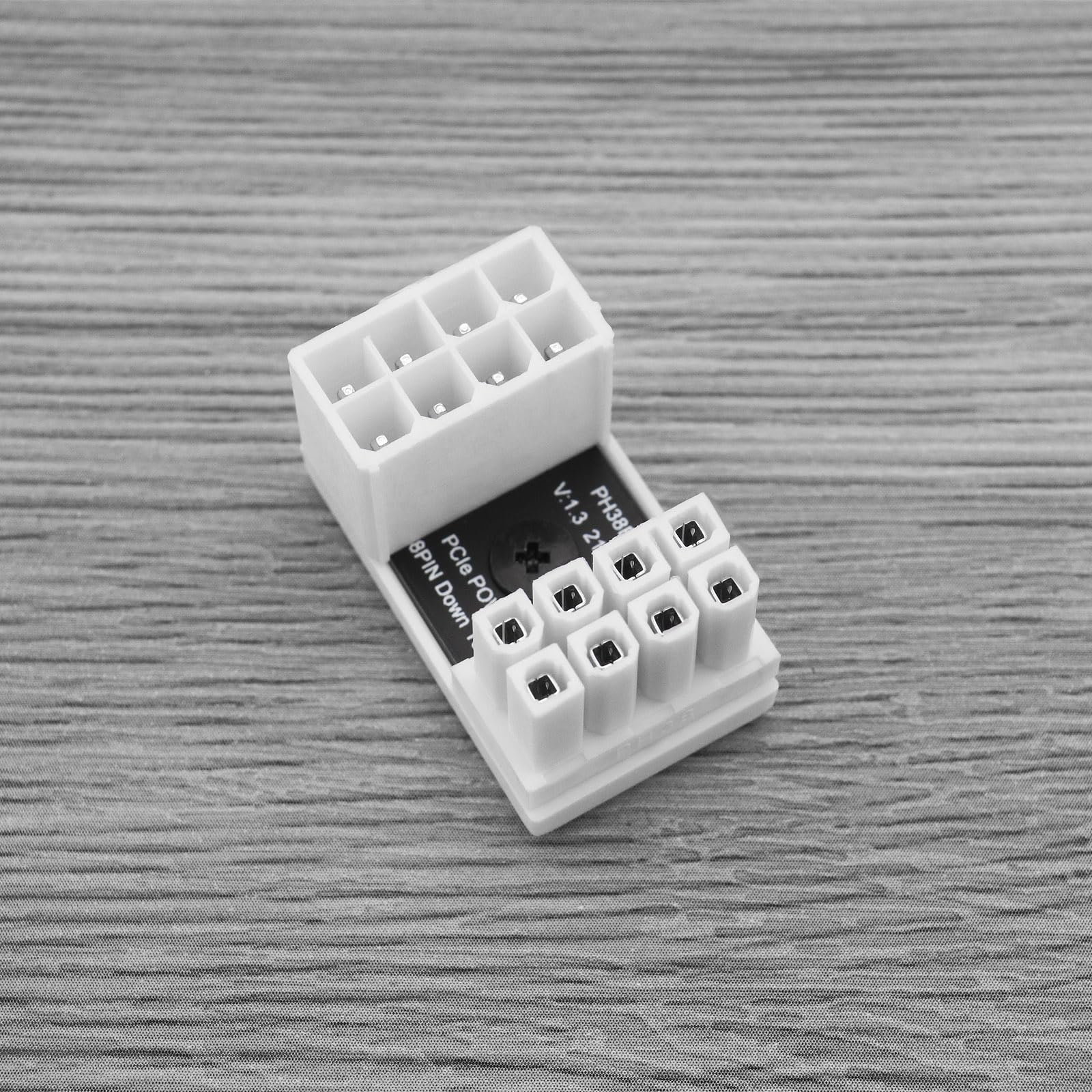 3 STKS ATX 8 Pin Mannelijk Naar Vrouwelijk 180 Graden Hoek Adapter Gpu Down Connector Power Board Voor Desktop Grafische Kaart Wit 784512412