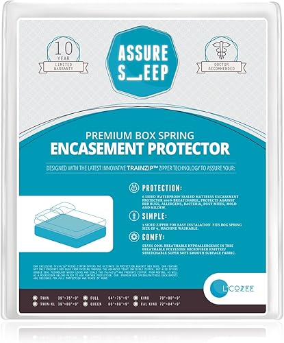 Miniatura 2 de Protector de colchón impermeable a prueba de insectos con cremallera, protector de colchón  Protección completa contra insectos  Bed Bugs & Dust