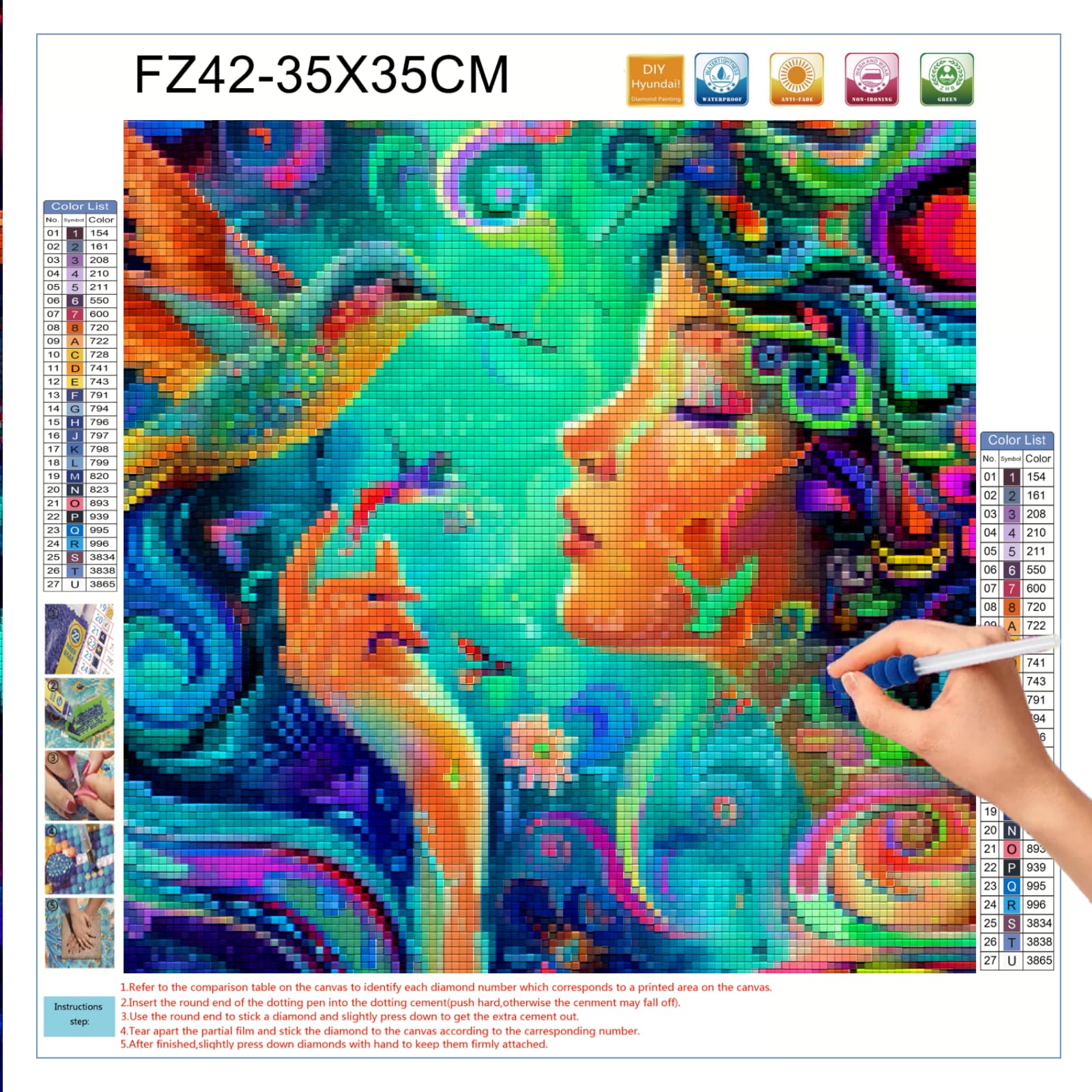 Amazon.com: Beautiful White Angel Wing 5D Diamond Art Painting