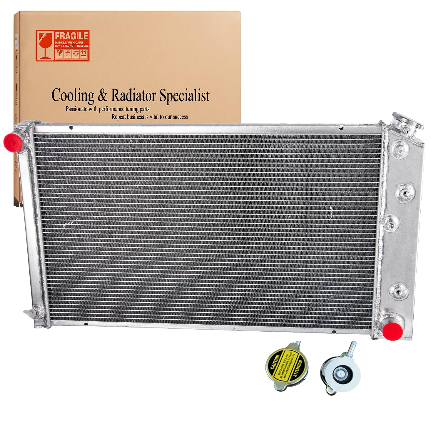Photo 1 of Kaiakui 3-Row Aluminum Radiator for 1974-1986 Chevy C/K Pickup