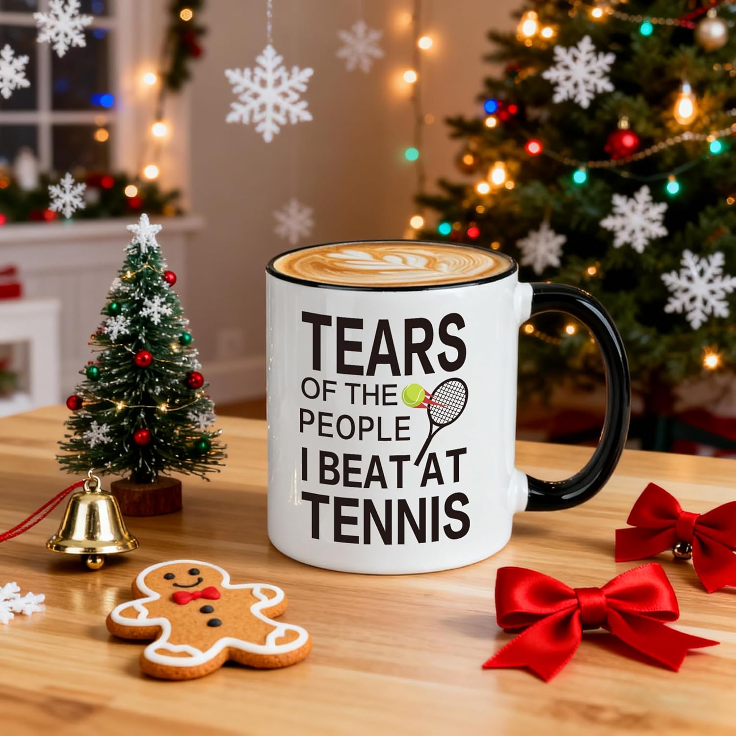 Tennis Gifts for Women Men - Tears of the People I Beat at Tennis Coffee Mug 11 Oz, Funny Chirstmas Birthday Gift Coach Friends Family - Image 7