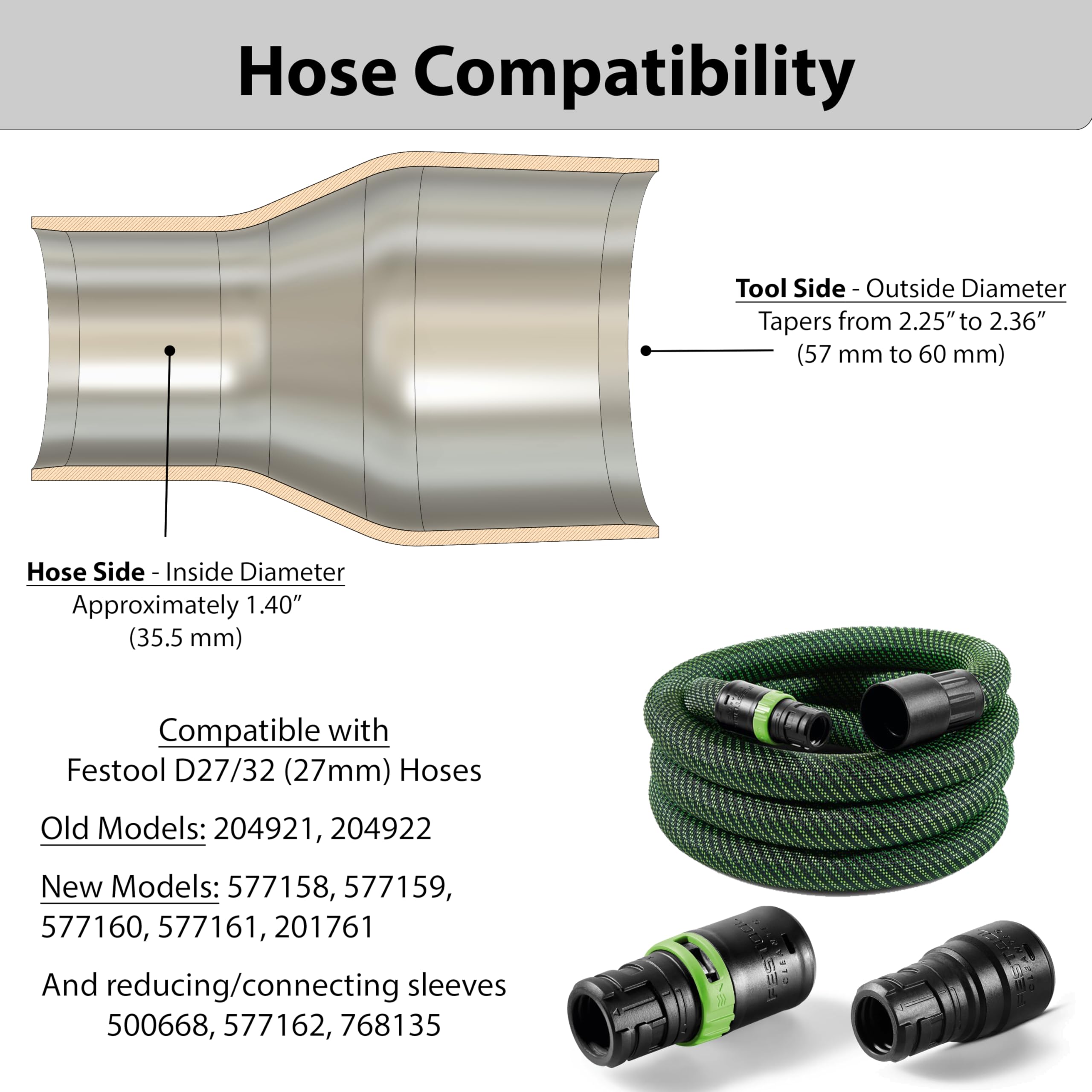 【1048023xx様】専用 Amazon.com: 27mm Hose Adapter for 2-1/2