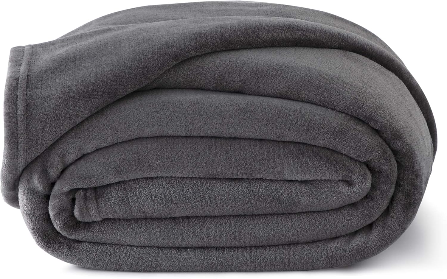 Linenspa Flannel Fleece Blanket - Super Soft - Breathable - Machine Washable - Polyester - Multiple Colors Available, Gray, Queen (90”x90” Inches) Gray Queen (90 in x 90 in)