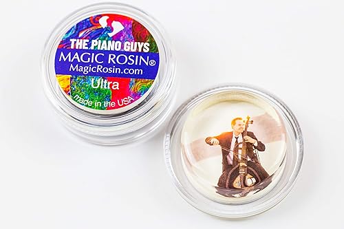 Miniatura 16 de The Piano Guys Rosina mágica colofonia para violín, colofonia para violonchelo, colofonia para violonchelo, resina de polvo ligero y bajo, Libro