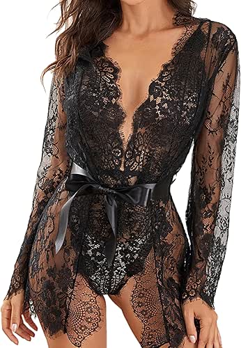 RSLOVE Women Sexy Bridal Lingerie Set – 2 Piece Lace