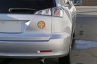 Vista 2 de Calcomanía de vinilo con medallón de San Benito Medalla de San Benito para automóvil, camión, SUV, impermeable (5.8 x 5.8 pulgadas)