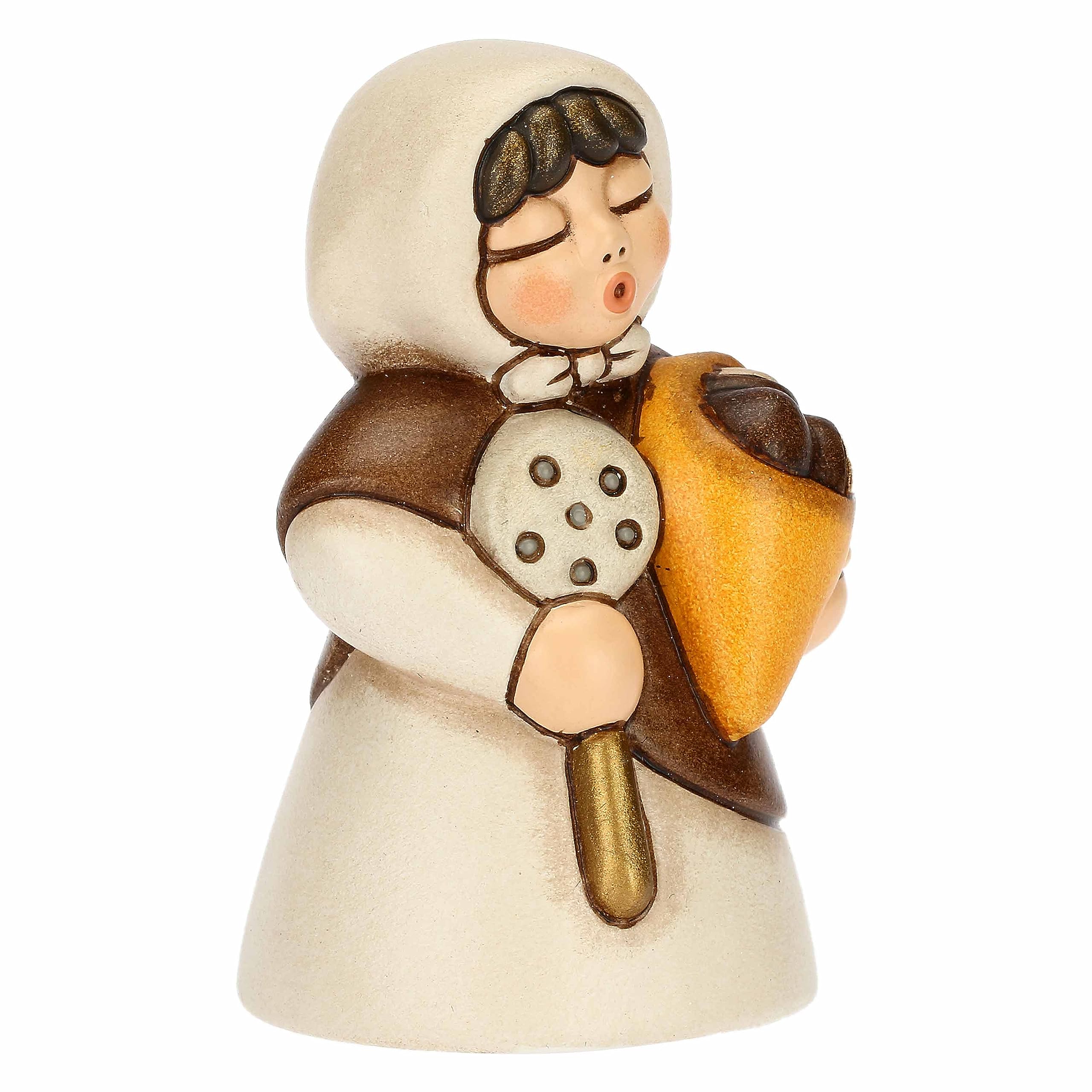 Statua Presepe THUN Donna Con Castagne - Ceramica Decorata A Mano, 8cm - Foto 9