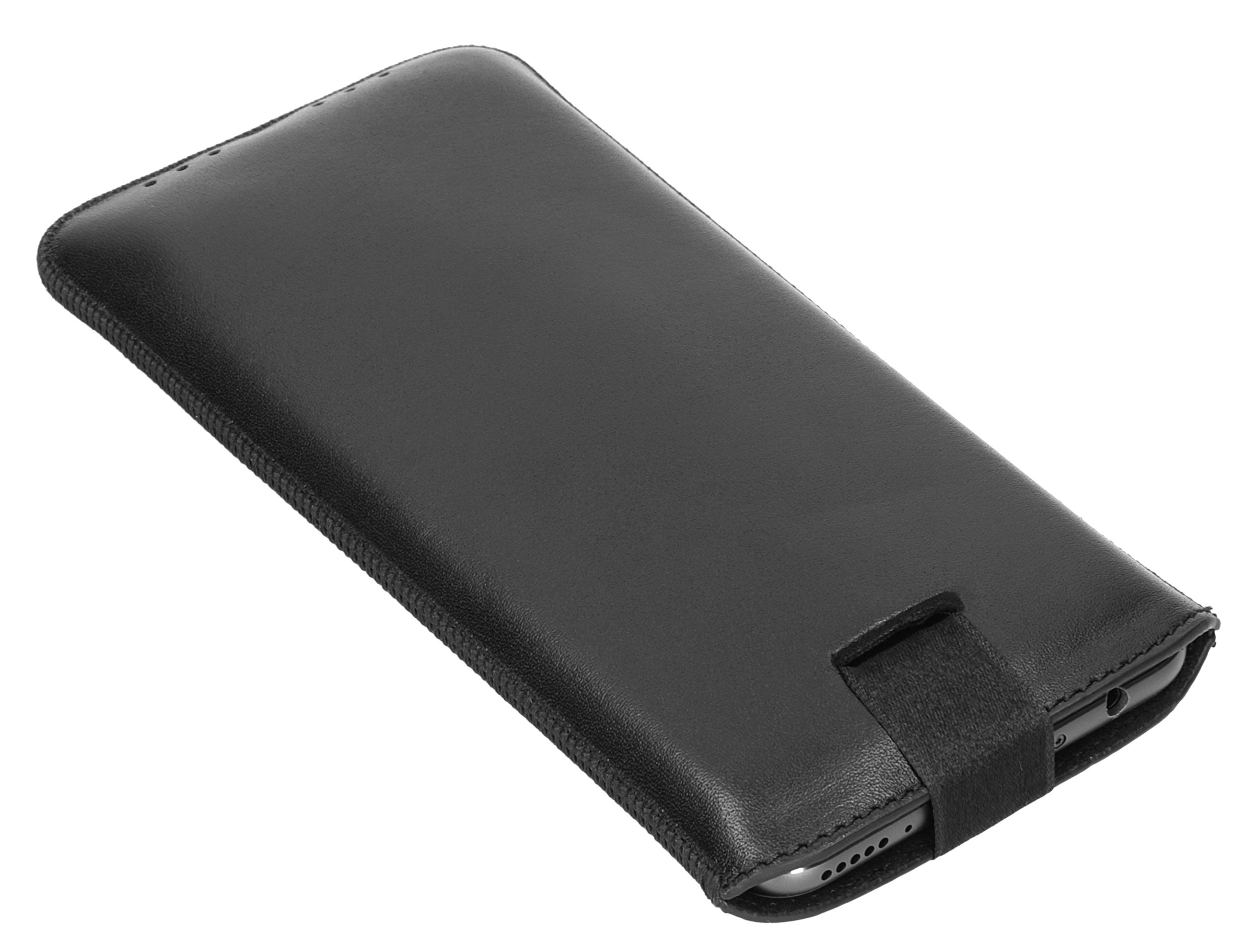 Mumbi - Custodia In Pelle Vacchetta Con Linguetta Pull-Back Per Honor 10 (Bianco) - 2