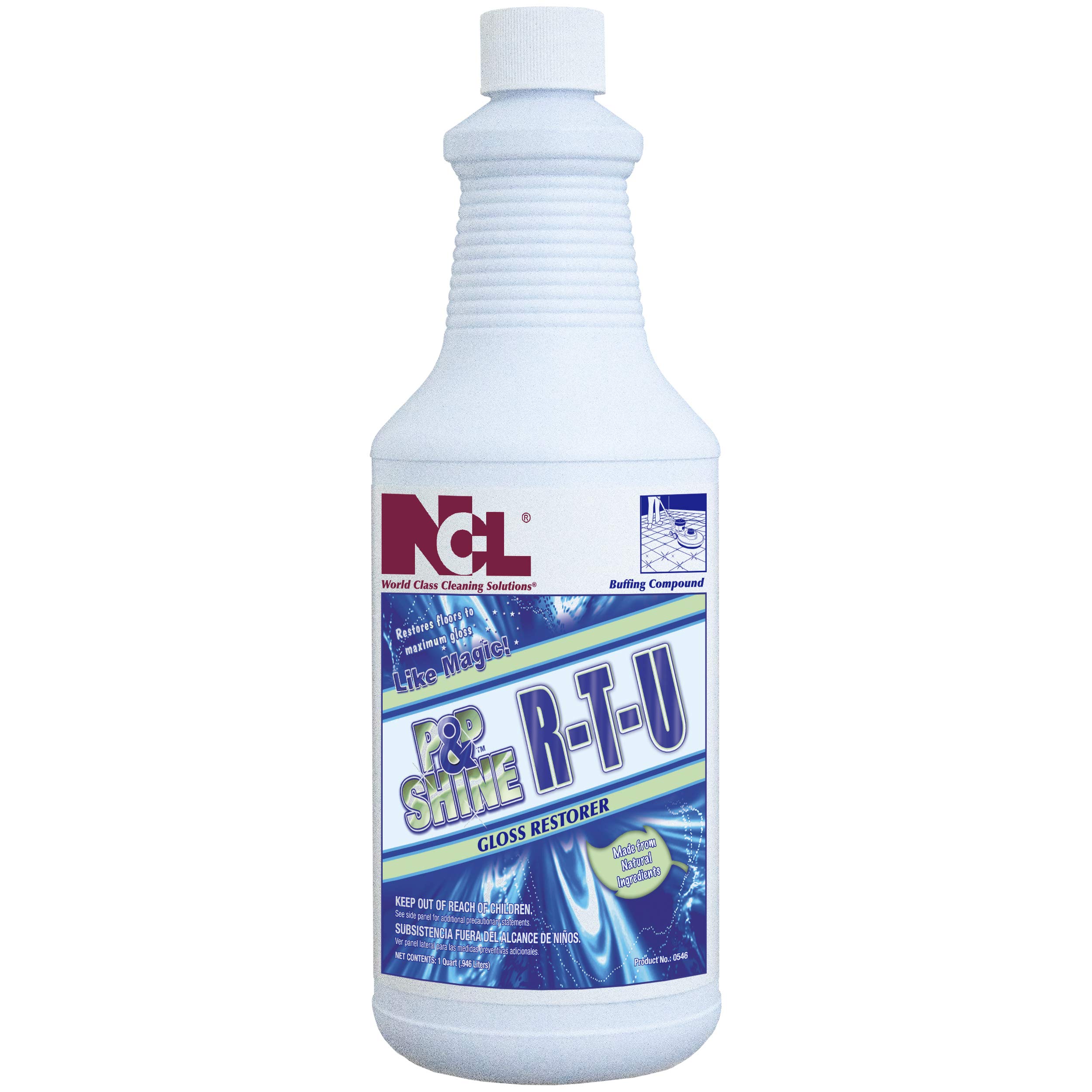 National Chemical Laboratories POP & SHINE RTU Gloss Restorer 12/32 oz (1 Qt.) Case (NCL0546-36)