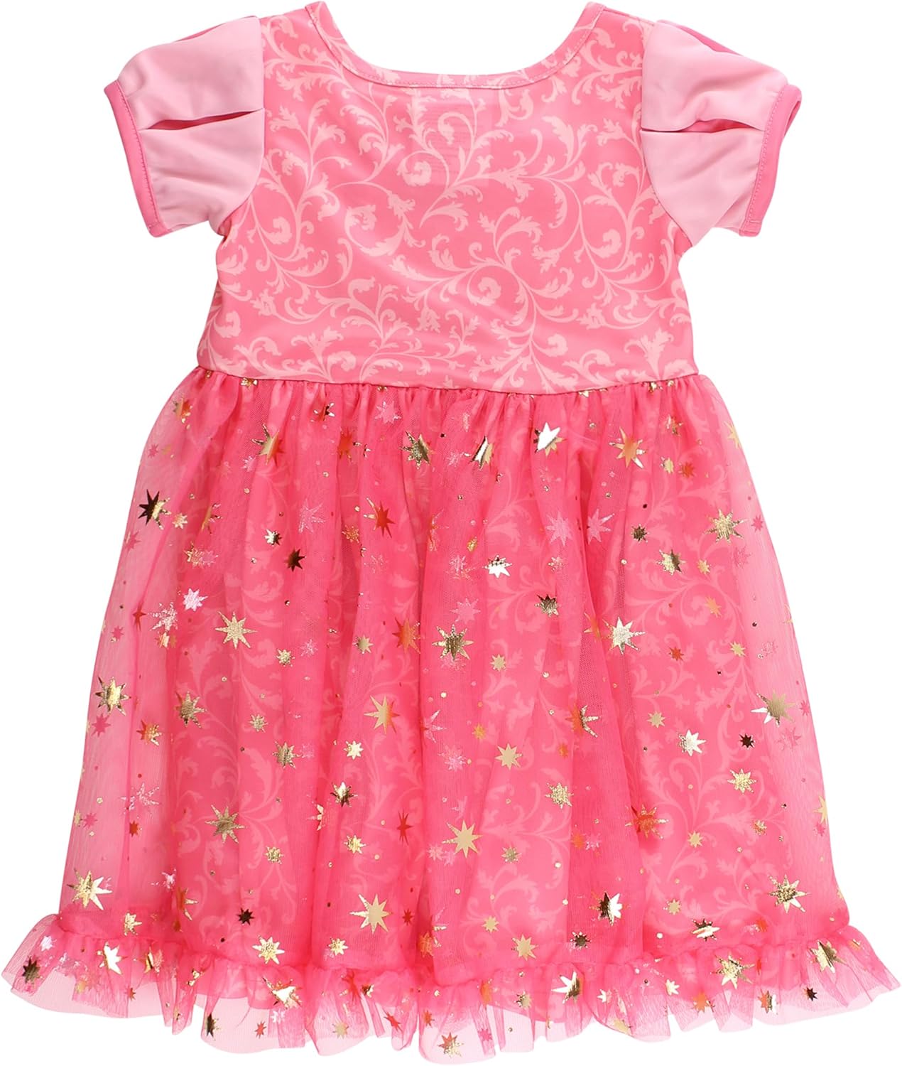 RuffleButts Girls Princess Dress-Up Corset Nightgown