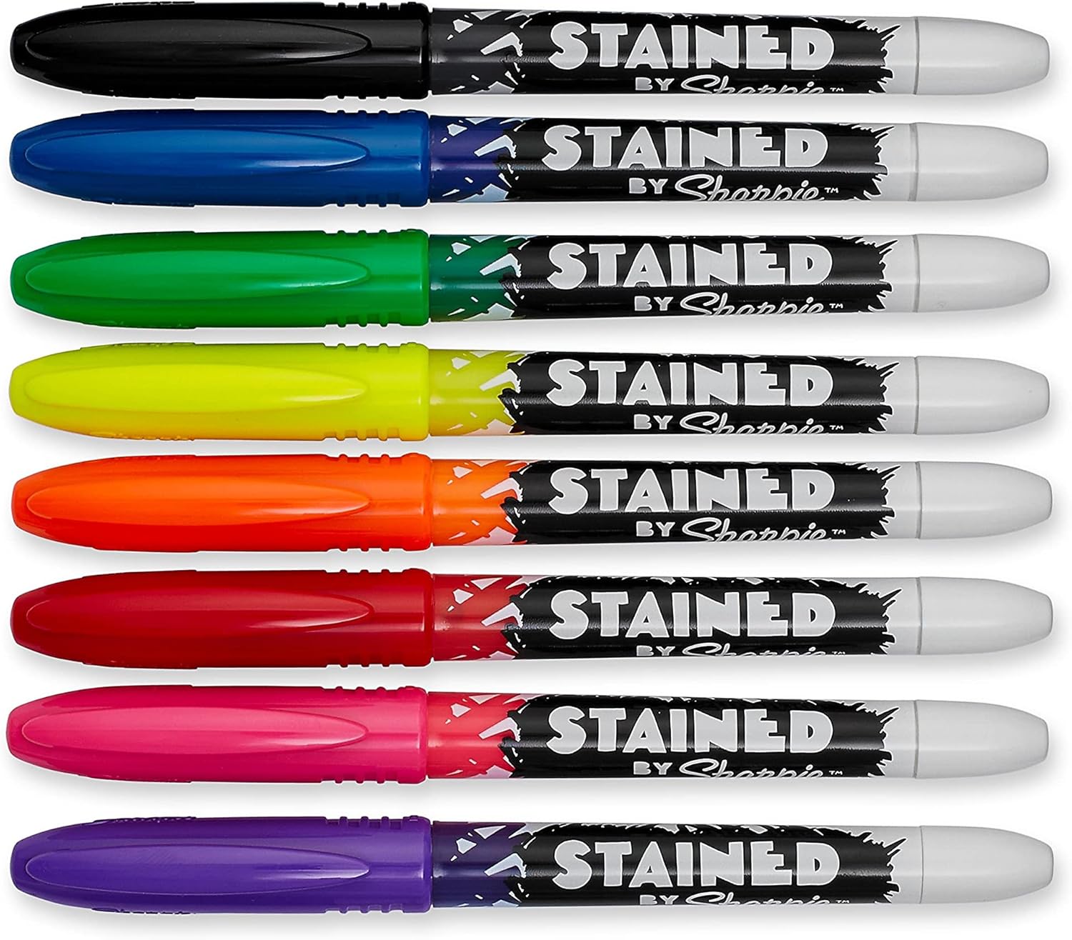Sharpie Stained Fabric Marker, Assorted Colours, Pack of 8
