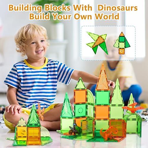Miniatura 2 de Juego de bloques magnéticos, juguetes magnéticos para niños y niñas de más de 6 años, bloques de construcción magnéticos, inspiradores, educativos