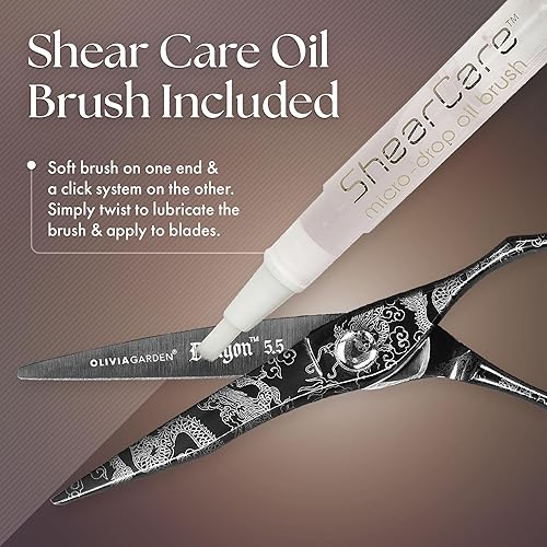 Miniatura 5 de Olivia Garden Dragon Professional Hairdressing Shear and Thinner Intro Case