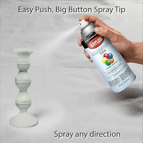 Vista 287 de Krylon - Pintura y primer en aerosol COLORmaxx K05511007, 12 onzas, rojo cereza brillante Cherry Red