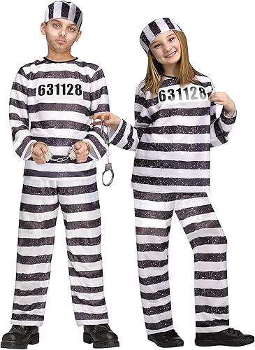 Fun World Disfraz de Jailbird para niño