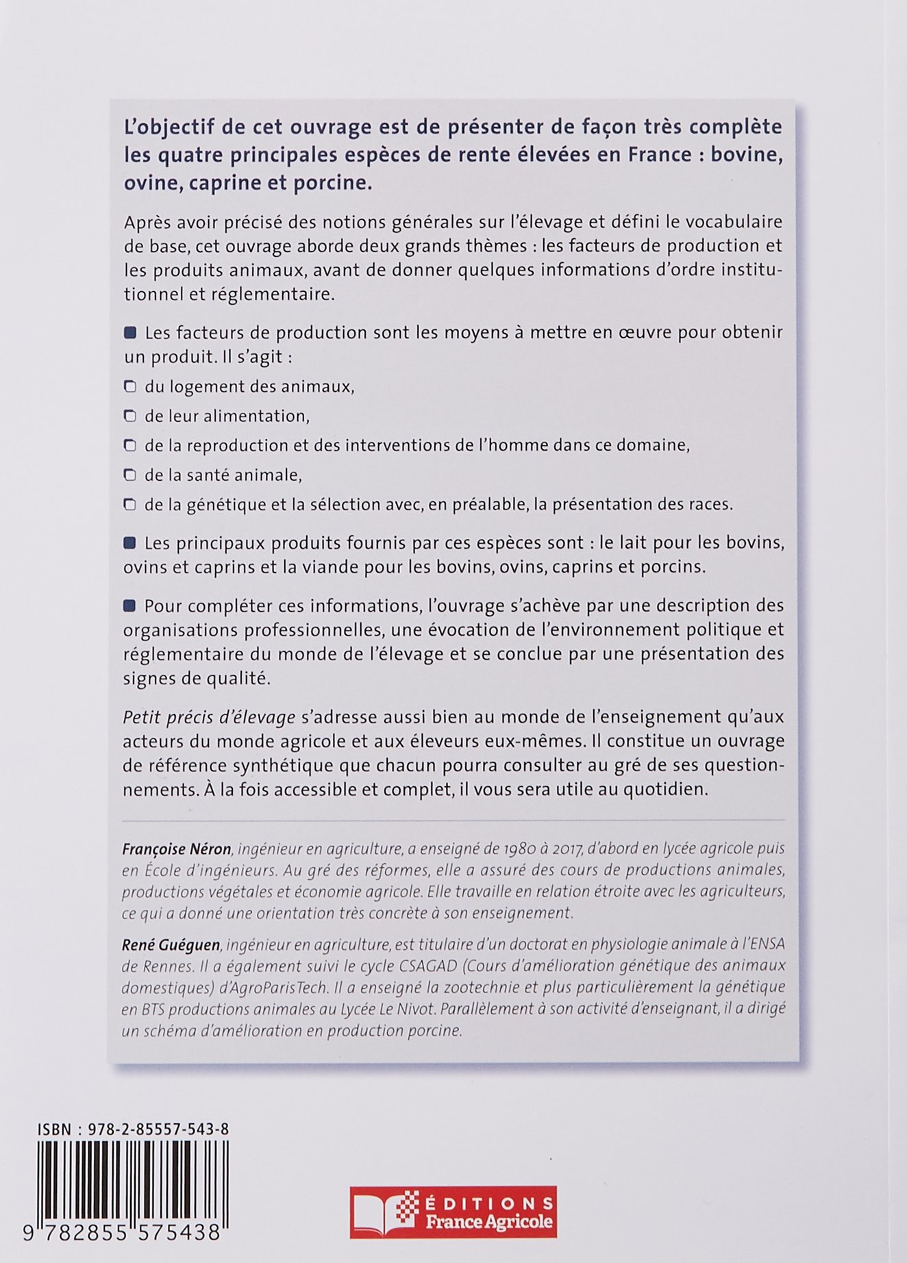 Petit précis d'élevage