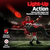 Vista 6 de Fútbol iluminado – Bola que brilla en la oscuridad – Regalos de cumpleaños para deportes al aire libre para niños de 8 a 15 años – Ideas de regalo