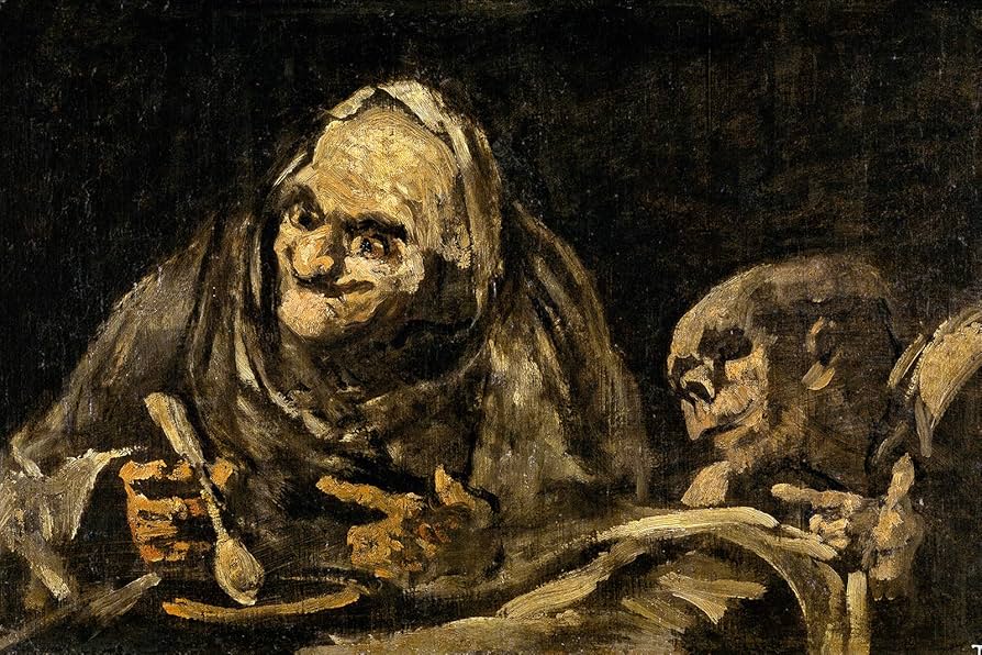 Amazon.com: Francisco Goya - Two Old Men Eating Soup (1823