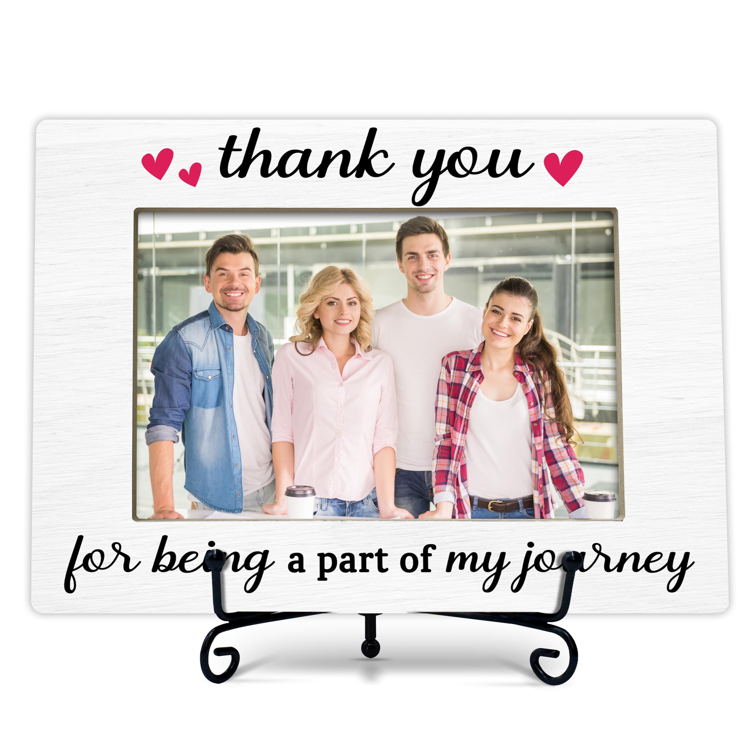 TIOFUNO Thank You Gift Picture Frame 4x6, Teacher Appreciation Gifts for Employee Boss Mentor Coworkers, Family Friends Graduation Photo Frame - A01