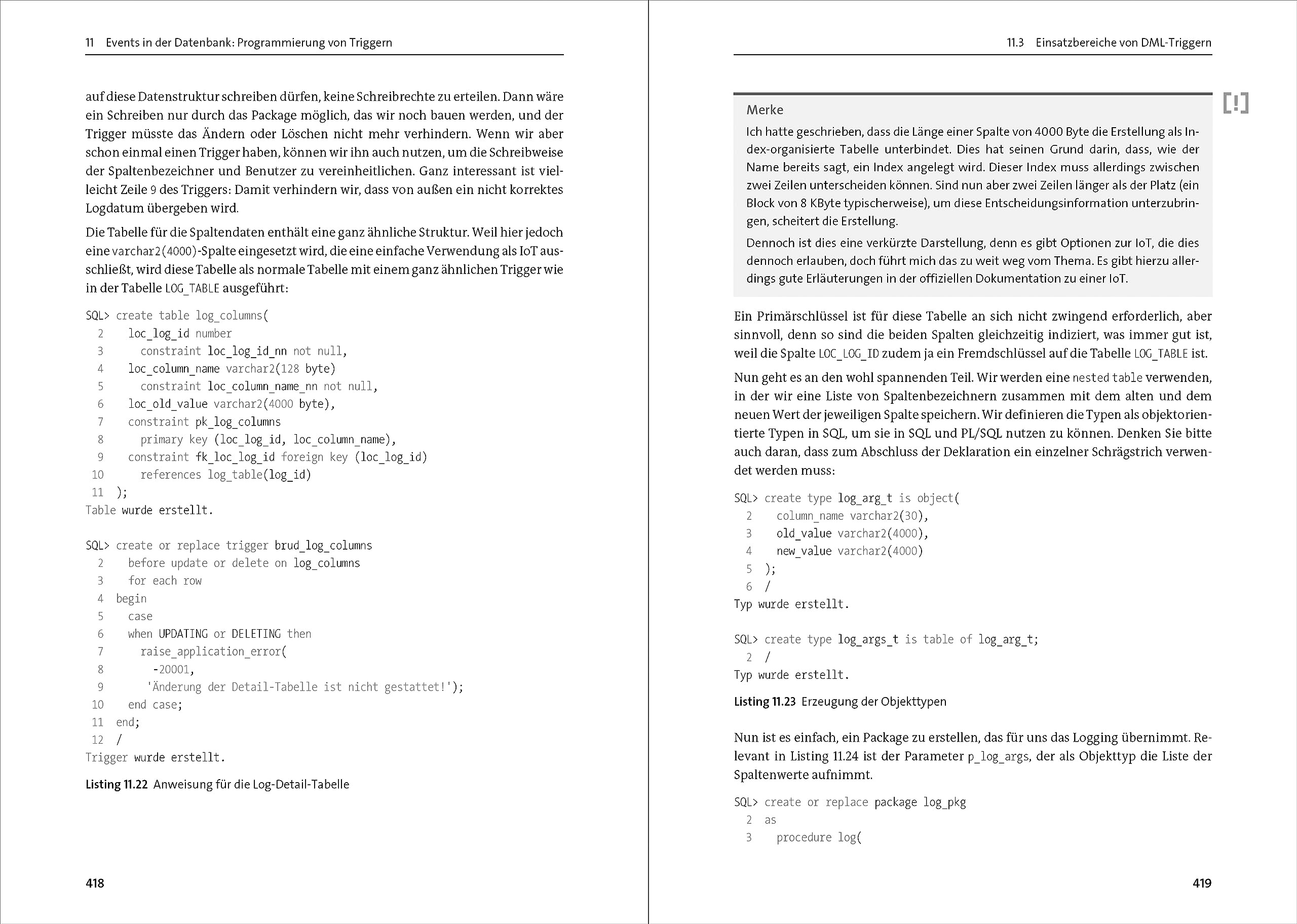 Oracle PL/SQL: Das umfassende Handbuch für Datenbankentwickler. Aktuell zu Oracle 19c und 21c