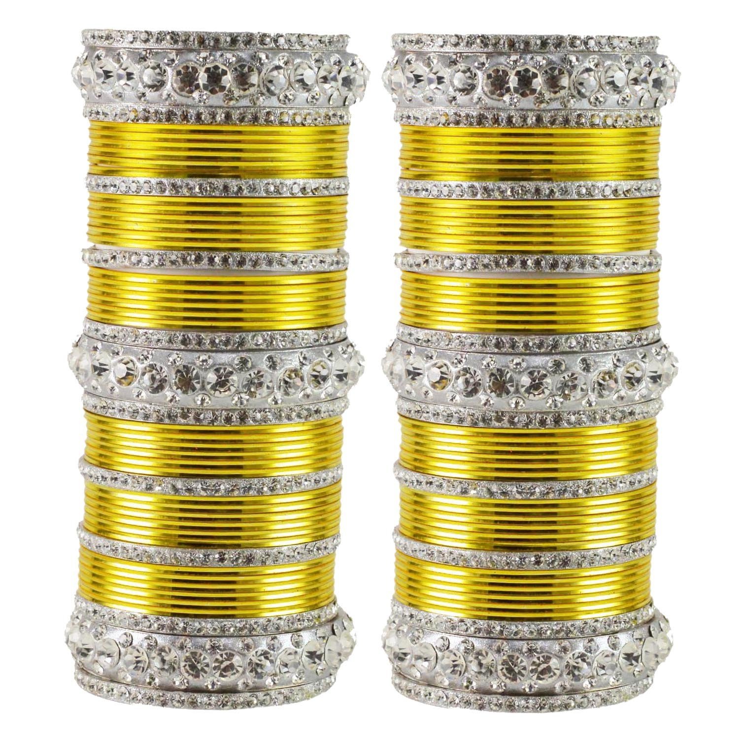 Vidhya KanganWomen's Preety Bangles Lemon 2.4