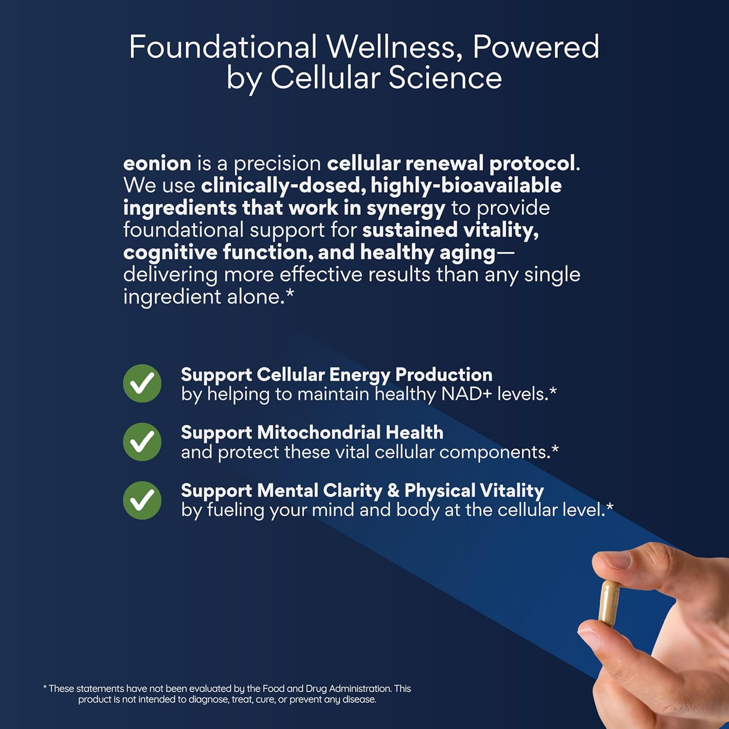 Advanced NAD+ Complex with 300mg NR + 200 mg Ubiquinol CoQ10 & 10 mg PQQ | Mitochondrial Support for Cellular Energy, Mental Clarity & Focus | Enhanced Bioavailability | 60 Capsules - Image 2