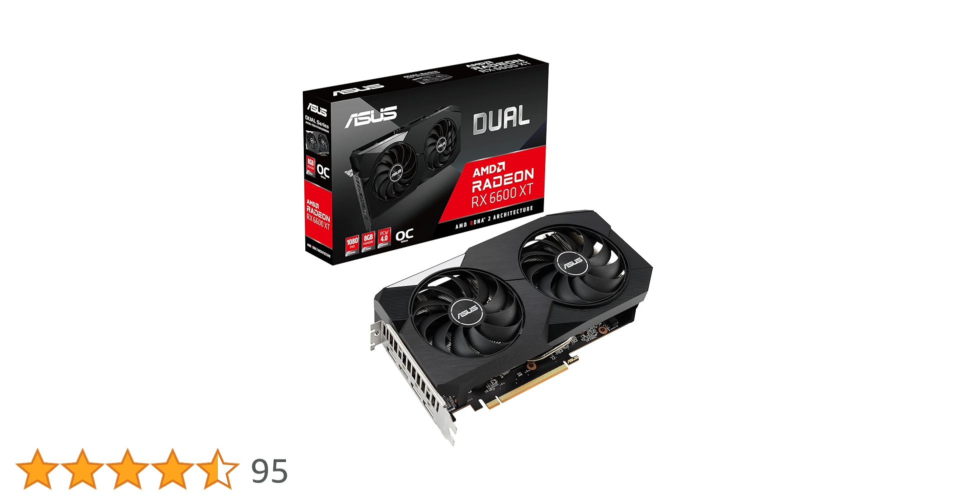 M*N様 ASUS Radeon RX6600 8GB DUAL ASUS Dual Radeon™ RX 6600 8GB GDDR6 | ビデオカード | ASUS JAPAN