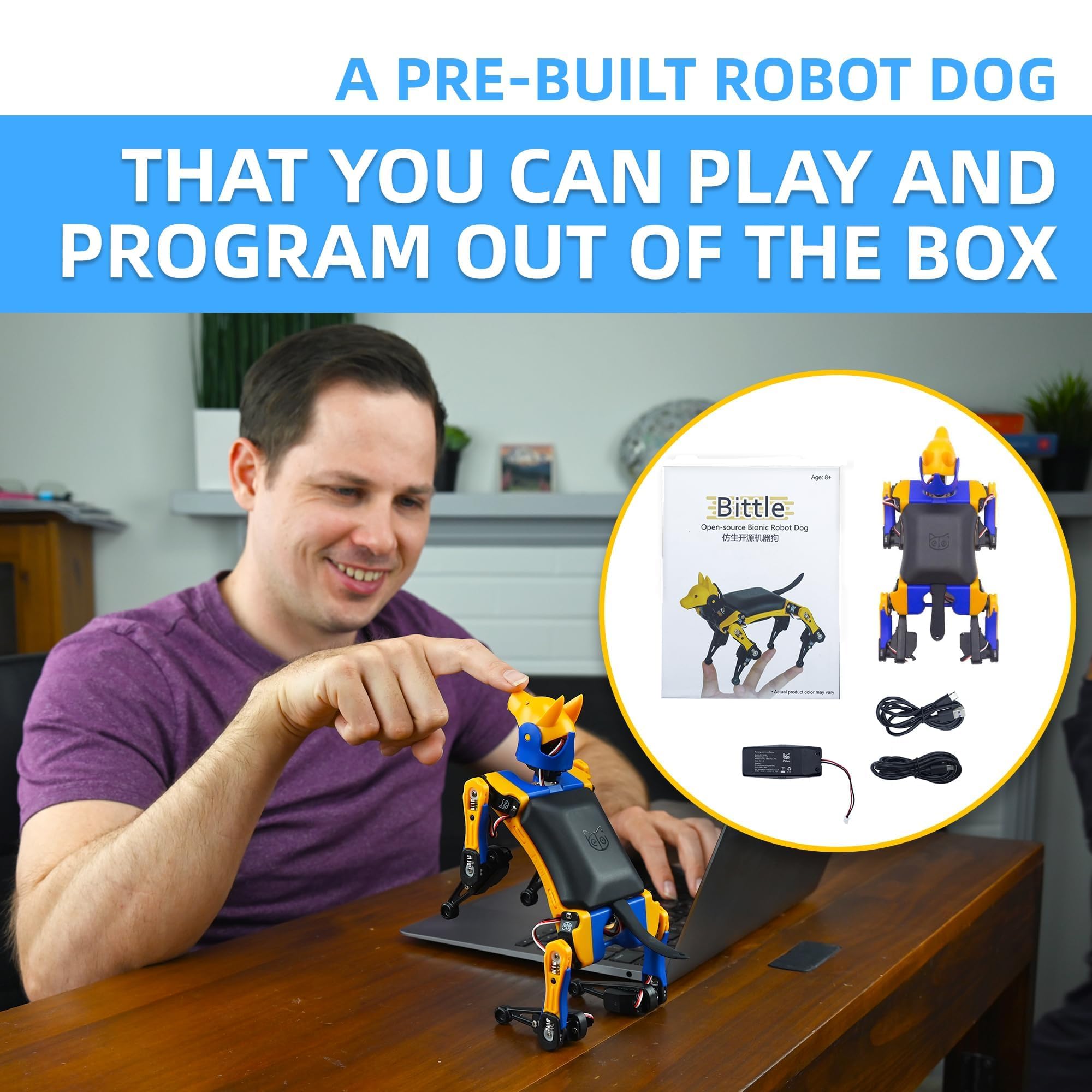 Petoi Bittle Robot Dog STEM Kit(Pre-Assembled) | Smart Coding Kit