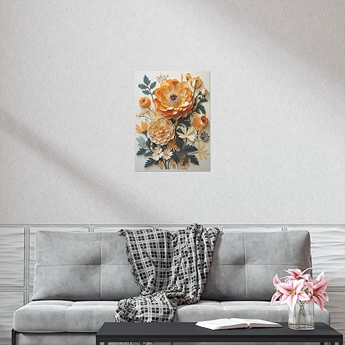 Miniatura 5 de CAPITUNEISKINEPA Marigold Flower Posters - Posters For Dorm Mini Posters For Room Aesthetic 11" x 14"