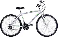 Bicicleta Aro 26 Quadro Aço 18 Marchas Rodas Alumínio Freio V-Brake Adulto Infantil